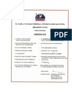 Project Certificate VTPS