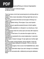 Ignition Timing Explained - Timing An Unknown Engine