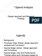 PTP Spend Analysis: Design Approach and Research Findings