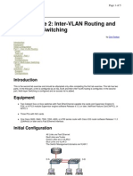 Lab Exercise 2 Inter Vlan Routing and Multi Layer Switching 4479