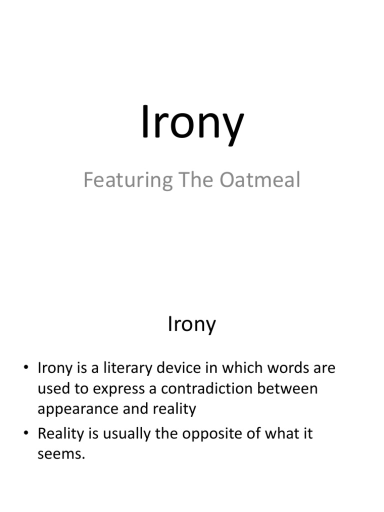 Irony in Story of An Hour PDF