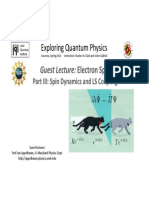 Exploring Quantum Physics: Guest Lecture: Electron Spin