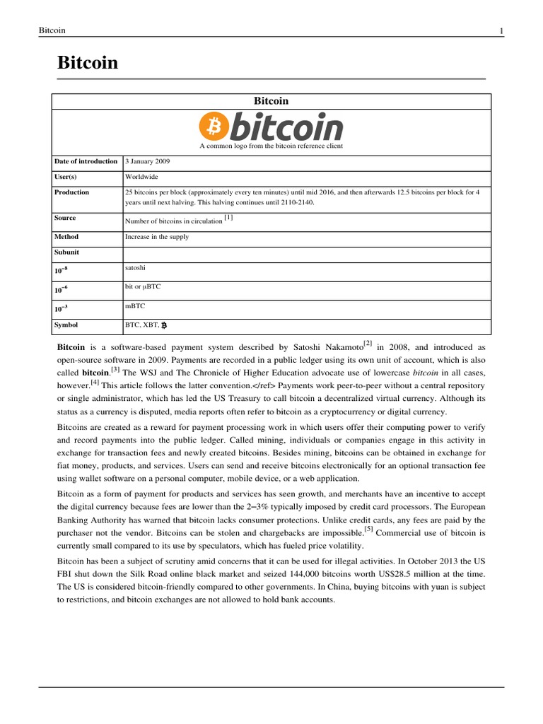 An In-Depth Look at Bitcoin: A Guide to the Decentralized Digital ...