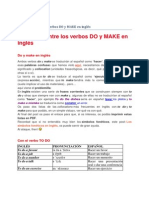 Diferencia Entre Los Verbos DO y MAKE en Inglés PDF