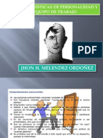 9 - Caracteristicas de Personalidad y Equipo de Trabajo PDF