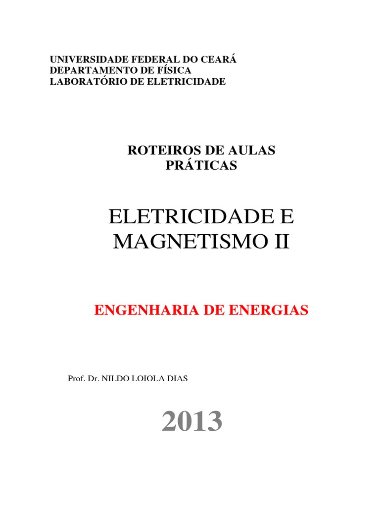 Roteiros de Aulas: Eletricidade II | PDF | Transformador | Rede elétrica