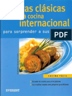 Recetas clásicas de la cocina internacional