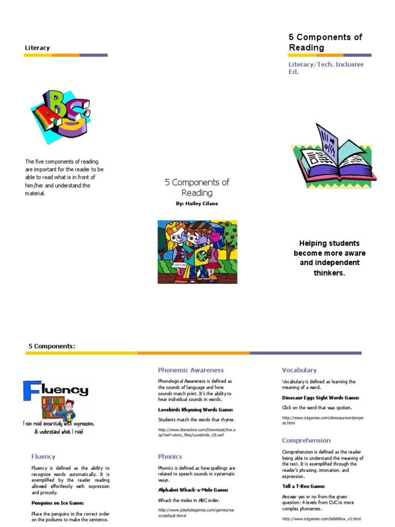 5 Key Components of Reading Skills | PDF | Wellness