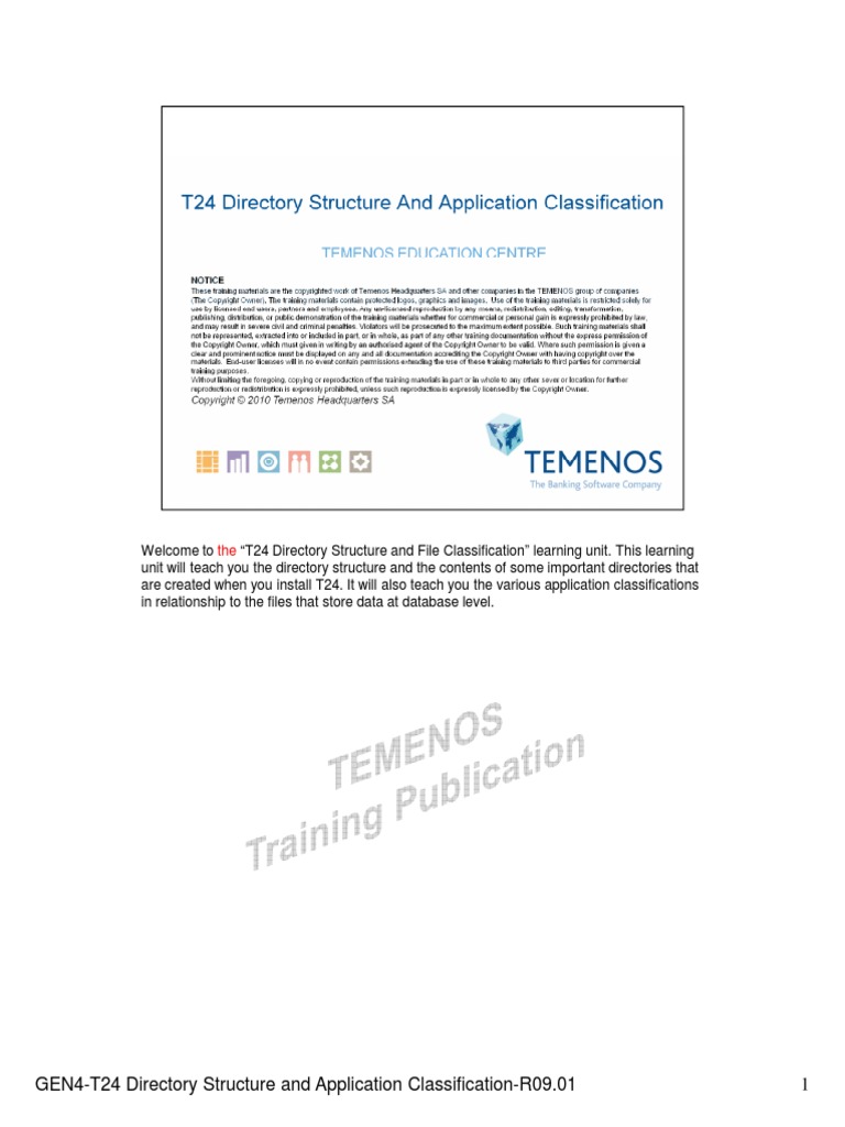 T24 Directory & File Guide | PDF | Filename | Computer File