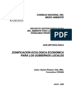 Zonificacion Ecologica Economica para Los Gobiernos Locales PDF