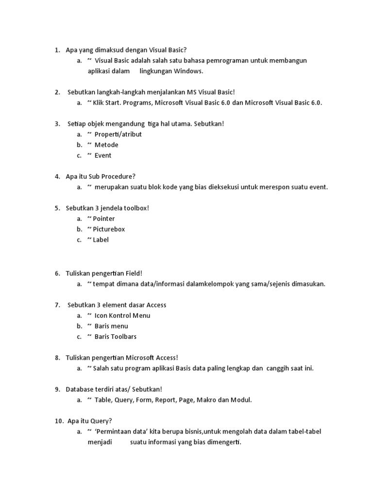 Apa Yang Dimaksud Dengan Visual Basic