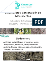 Biodeterioro y Conservación de Monumentos.pptx