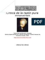 kant, Immanuel - Critica De La Razon Pura.doc