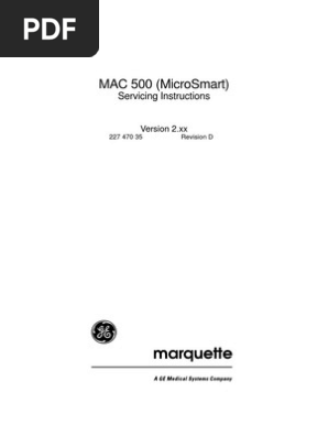 Martin Mac 500 Service Manual