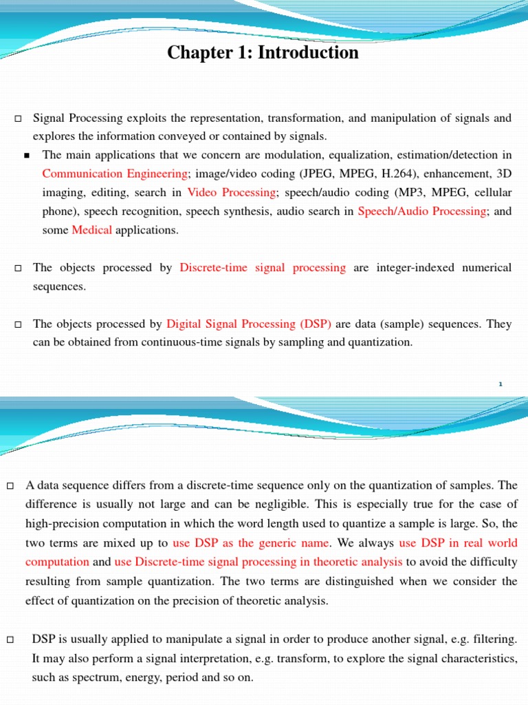 Chapter 1: Introduction: Communication Engineering Video Processing ...