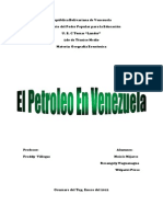 El Petroleo en Venezuela