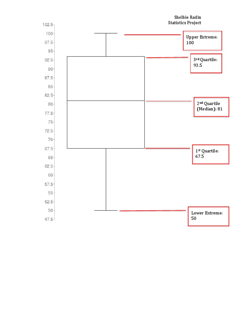 Statistics Project: Class Test Scores Analysis | PDF