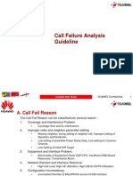 Call Fail Analysis Guideline