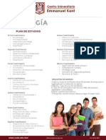 Plan de Estudios Psicologia PDF