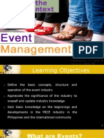 Event Management Industry Overview