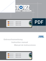 Storz Xenon 100 - User Manual (En, De, Es) PDF