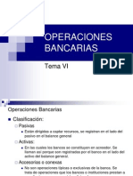 Tema VI-OPERACIONES BANCARIAS