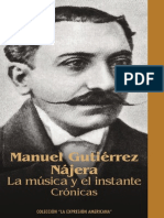 Gutierrez Nájera - La Música y El Instante PDF