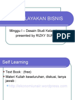 Desain Studi Kelayakan