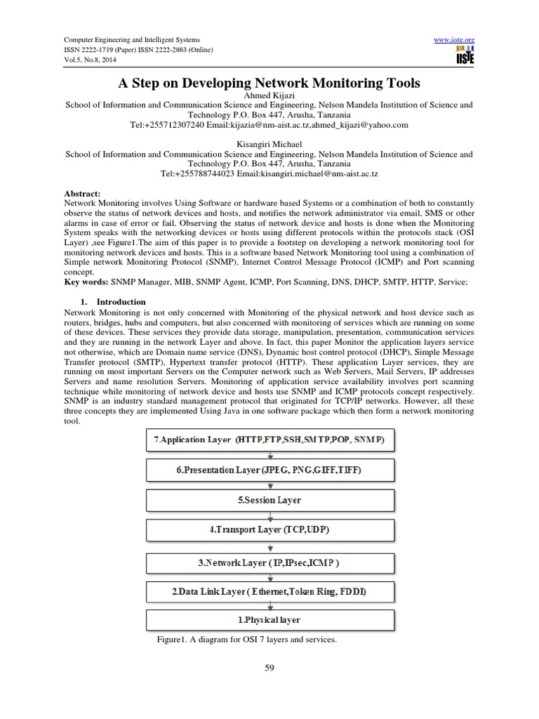Developing Network Monitoring Tools | PDF | Computer Network | Port ...