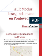 Renault Modus de Segunda Mano en Pontevedra PDF