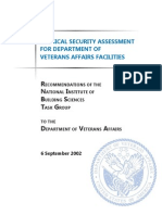 R N I B S T G D V A: Physical Security Assessment For Department of Veterans Affairs Facilities