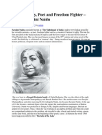 Child Prodigy, Poet and Freedom Fighter - That Is Sarojini Naidu