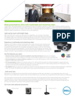 Dell 4220 and 4320 Projector Brochure