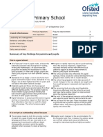 Ofsted Report September 2014