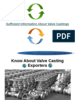 World Reputed Globle Exporters of Quality Valve Casting