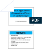 Critical Appraisal of Epidemiological Study.pdf