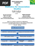 Statistics For Association Study