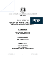 Thesis-Vdattani-Study On Waste Management From Indian Perspective Final