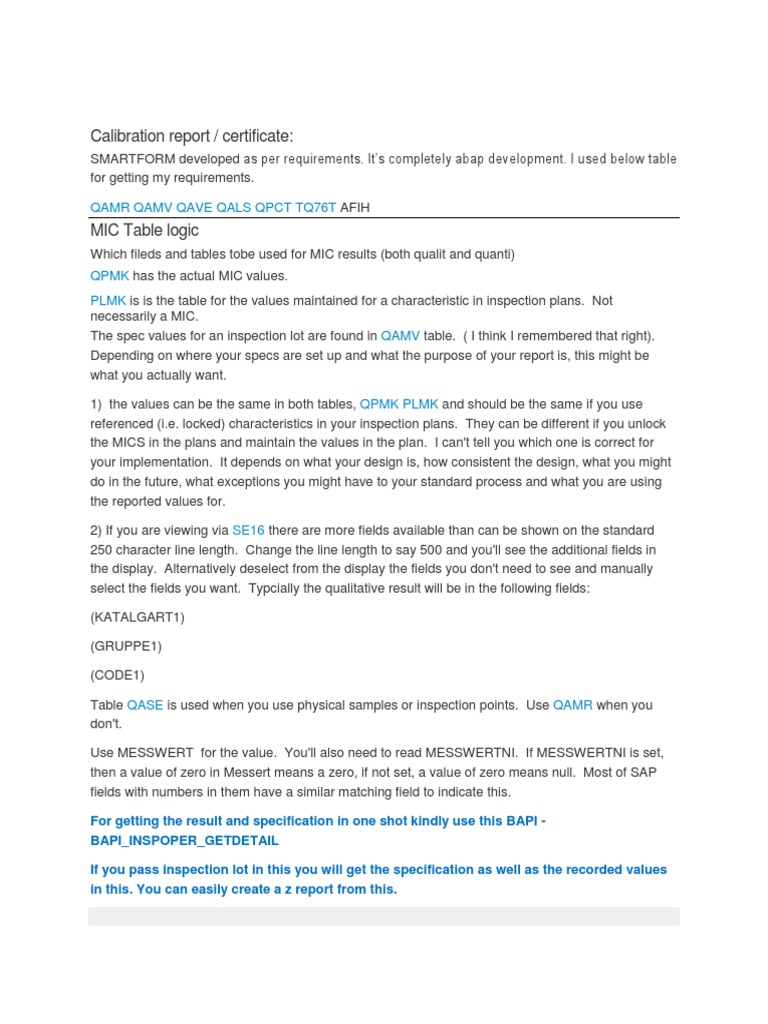 Calibration Report Calibration Areas Of Computer Science