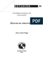 Educar en Creatividad Frega