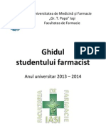 Ghidul Studentului Farmacist 2013 2014