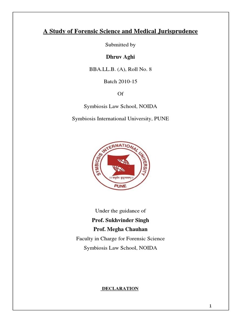 Forensic Project. | PDF | Forensic Science | Autopsy