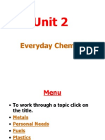 Unit 2: Everyday Chemistry