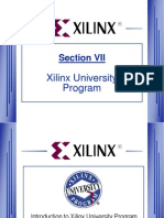 Section VII: Xilinx University Program