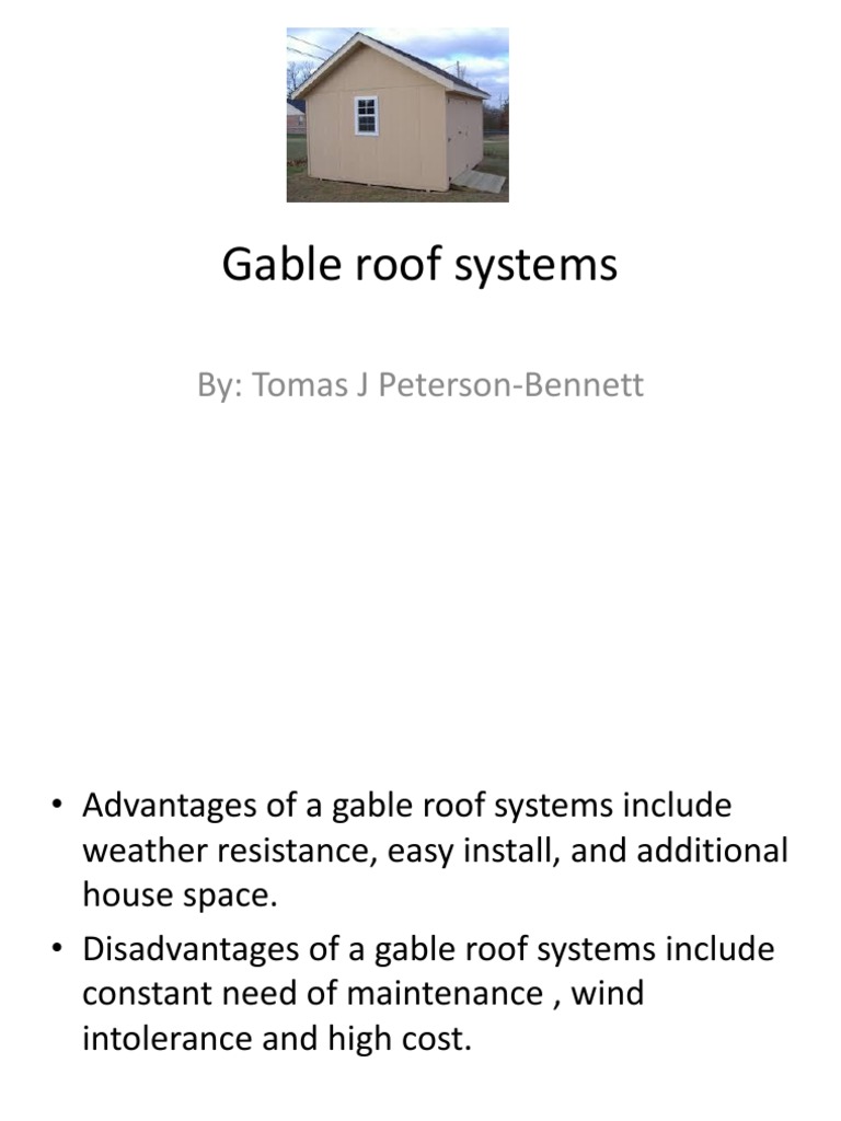 Gable Roof Systems | PDF | Technology & Engineering