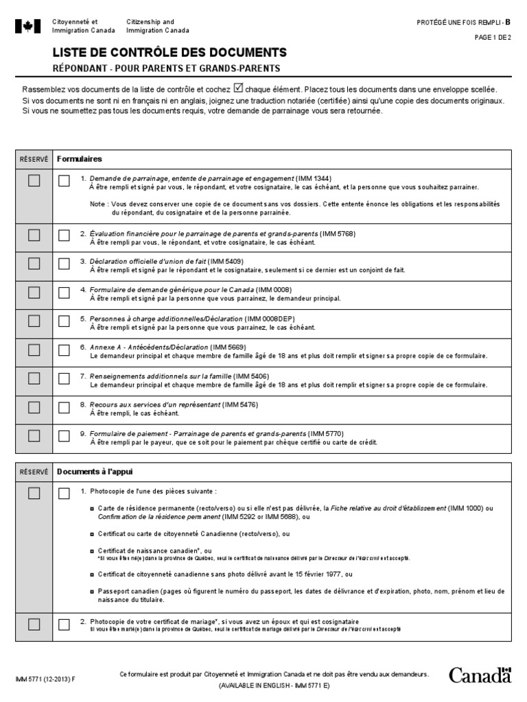 Imm 5409 F Declaration Officielle D Union De Fait