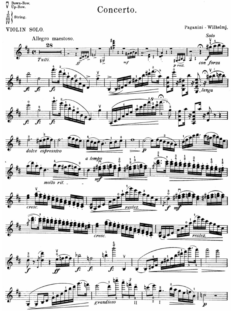 【中古】 Violin Concerto.1 Paganini Violin Concerto 1 Violin PDF | PDF | Foreign
