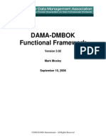 DAMA-DMBOK Functional Framework v3 02 20080910 PDF