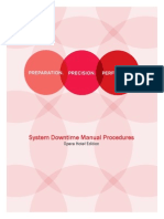 System Downtime Manual Prochedures 011110 PDF