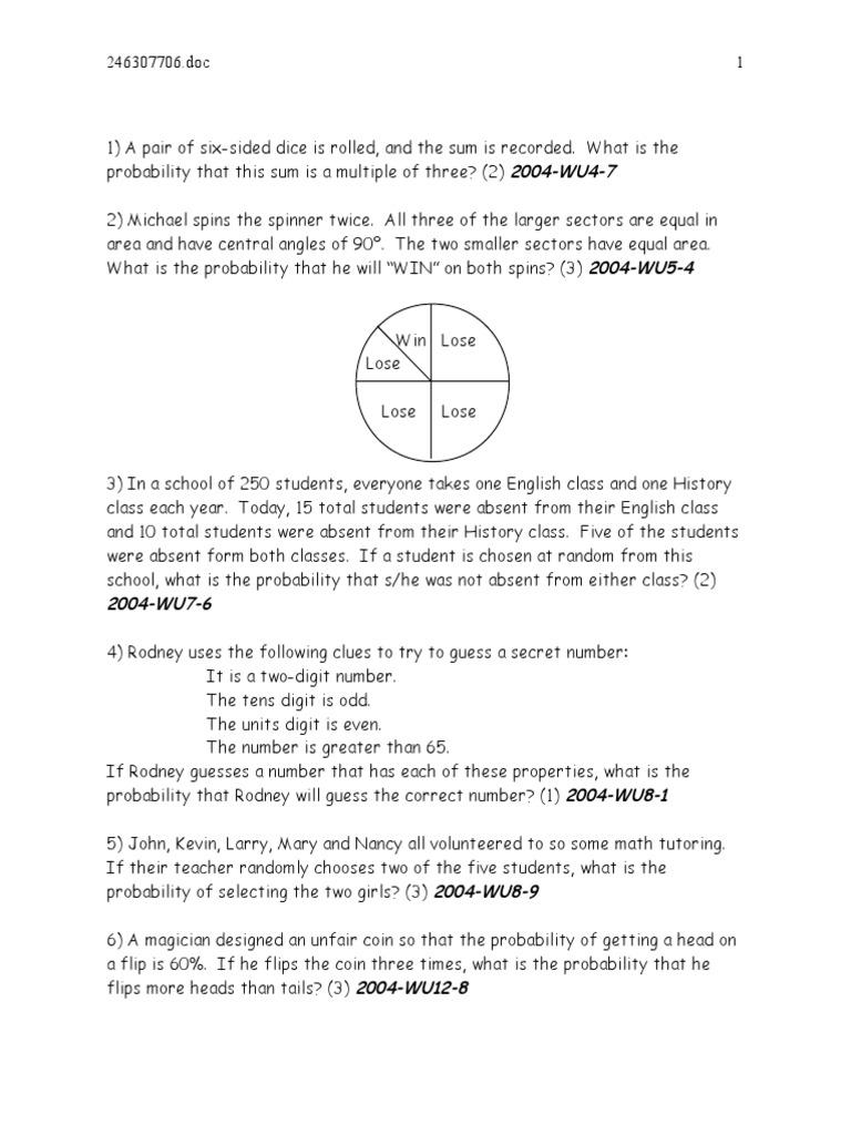 Probability | PDF